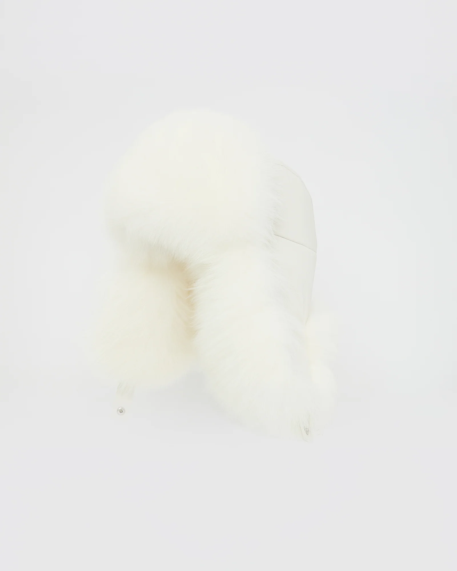 Technical fabric ushanka with fox fur K - Imagen 4