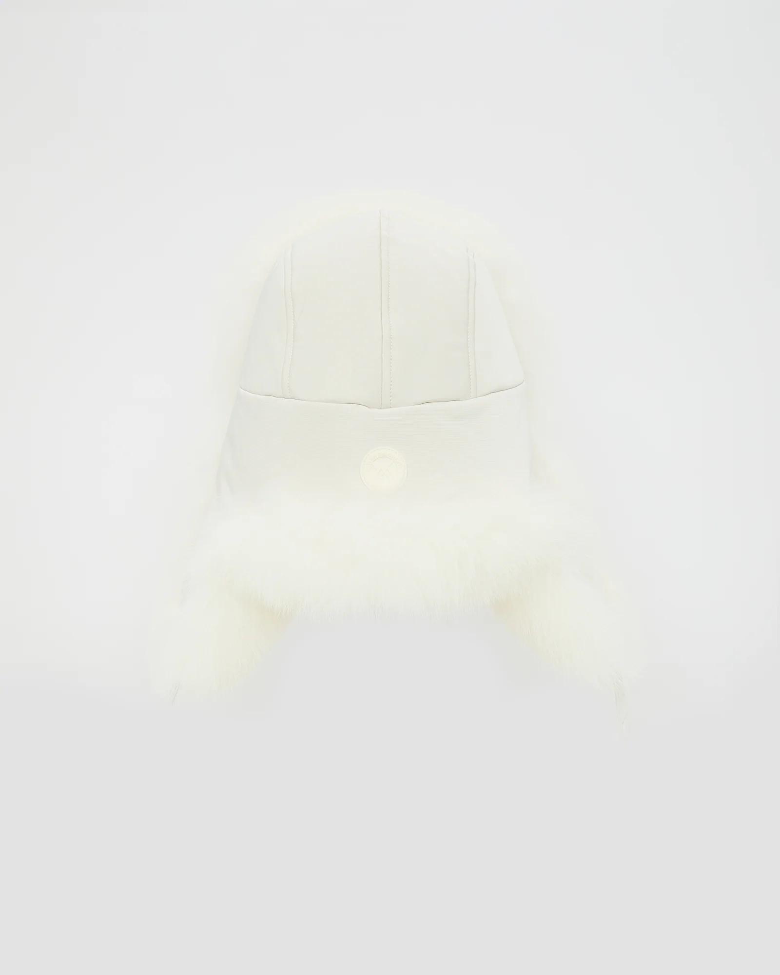 Technical fabric ushanka with fox fur K - Imagen 5
