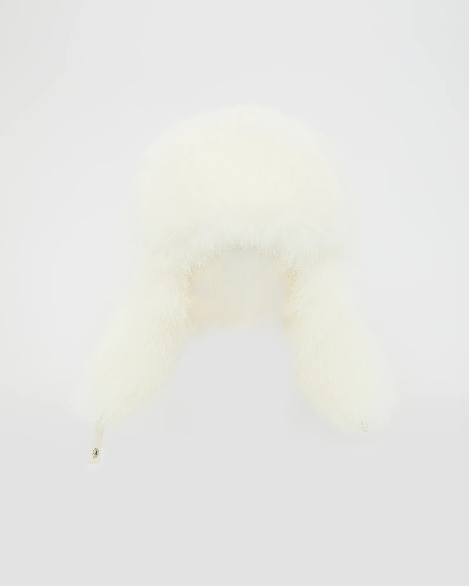 Technical fabric ushanka with fox fur K - Imagen 3