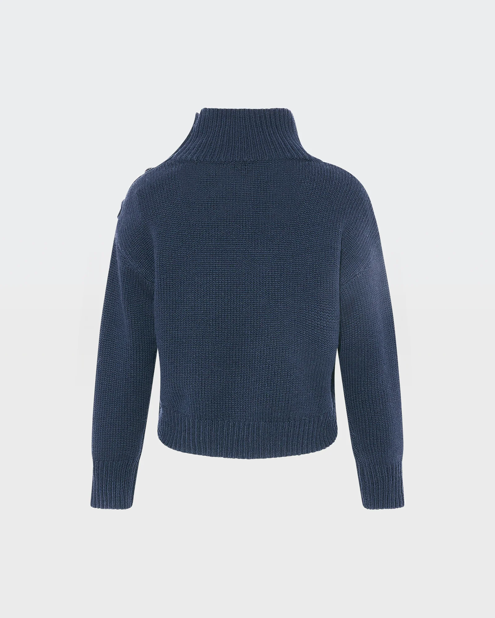 Short oversized knitted jumper C - Imagen 5